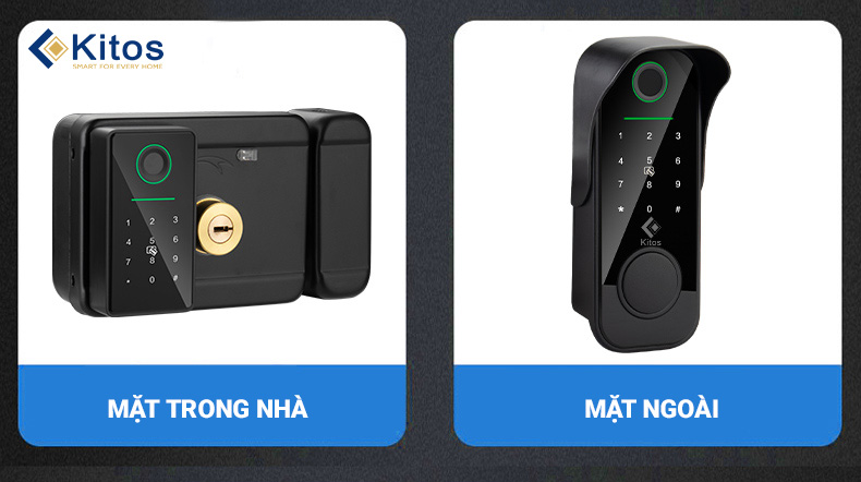 Khoá vân tay cửa cổng Kitos KT-DL04 Pro
